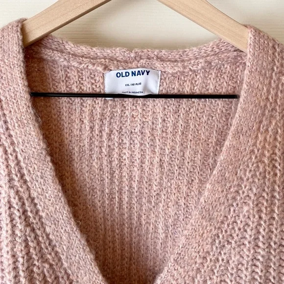 Old Navy Cozy Cardigan Sweater cropped button KIDS size GIRLS 2X (18) plus NWT - Picture 4 of 7